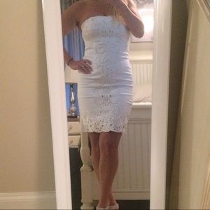 Strapless dress